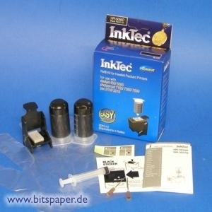 InkTec HPI-5056D - Nachfülltinte Komplett Set schwarz für HP Nr. 56