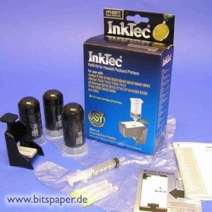 Inktec HPI-6067T - InkTec Nachfülltinte Komplett Set für HP Tintenpatrone Nr. 339