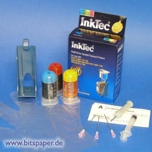 InkTec HPI-8641C - Nachfülltinte Komplett Set 3-farbig für HP Nr. 41
