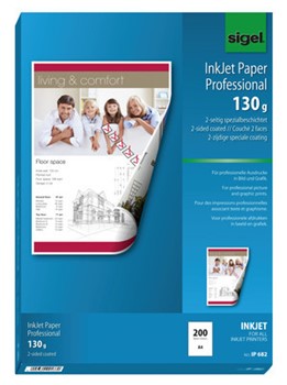 Sigel IP682 - Brilliant Quality InkJet-Papier matt A4, 130g, beidseitig