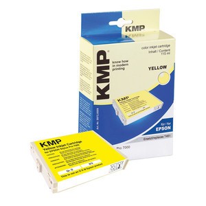 KMP 0972,0009 - Tintenpatrone, yellow, kompatibel zu Epson T461