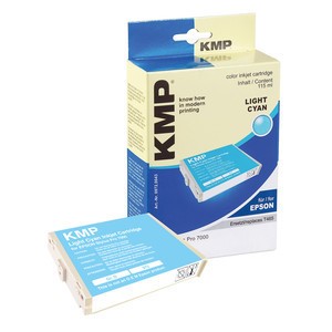 KMP 0972,0043 - Tintenpatrone, light cyan, kompatibel zu Epson T465
