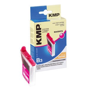 KMP 1030,0006 - Tintenpatrone, magenta, kompatibel zu Brother LC-600M