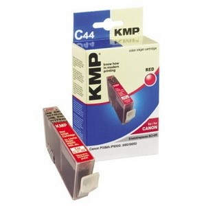 KMP 0958,0007 - Tintenpatrone, rot, kompatibel zu Canon BCI-6R