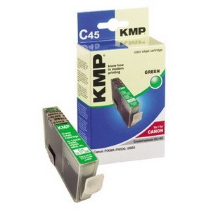 KMP 0958,0008 - Tintenpatrone, grün, kompatibel zu Canon BCI-6G