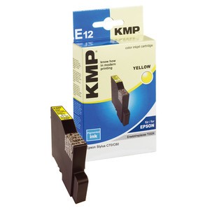 KMP 0986,0009 - Tintenpatrone, yellow pigmented, kompatibel zu Epson T0324