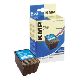 KMP 0985,0030 - Tintenpatrone, color, kompatibel zu Epson T018