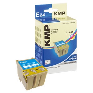 KMP 0979,0030 - Tintenpatrone, color, kompatibel zu Epson T020