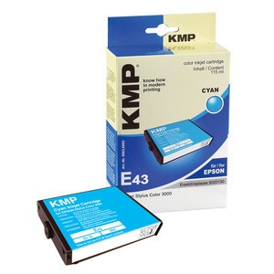 KMP 0963,0003 - Tintenpatrone, cyan, kompatibel zu Epson S020130