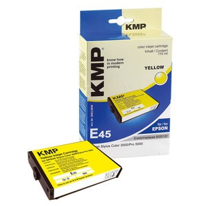 KMP 0963,0009 - Tintenpatrone, yellow, kompatibel zu Epson S020122