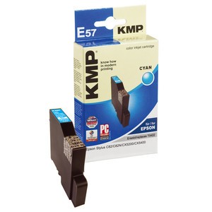 KMP 1043,0003 - Tintenpatrone, cyan pigmented, kompatibel zu Epson T0422