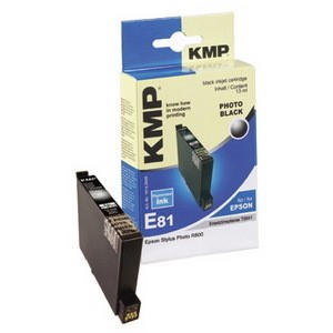KMP 1010,0040 - Tintenpatrone, photo black, kompatibel zu Epson T0541