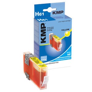 KMP 1718,0259 - Tintenpatrone, yellow, kompatibel zu HP CD974AE, HP920XL
