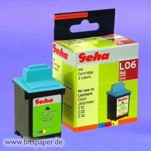 Geha 52820 - Druckerpatrone, 3-farbig, kompatibel zu Lexmark 17G0060