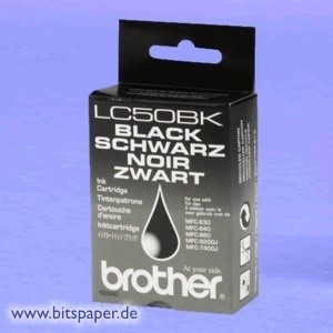 Brother LC50BK - Tintenpatrone schwarz