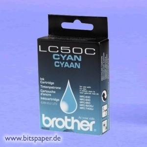 Brother LC50C - Tintenpatrone cyan