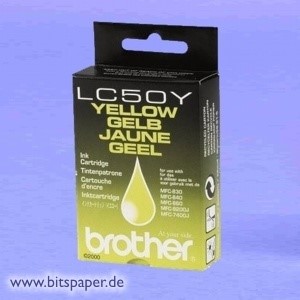 Brother LC50Y - Tintenpatrone gelb