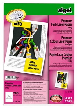 Sigel LP325 - Farblaser Papier A4, 2-seitig, 190g