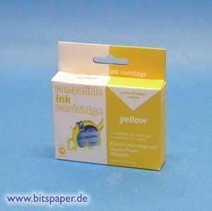 NoName 2253 - Tintenpatrone, yellow, kompatibel zu Epson T0334