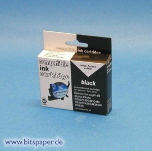 NoName 2260 - Tintenpatrone, schwarz, kompatibel zu Epson T0481