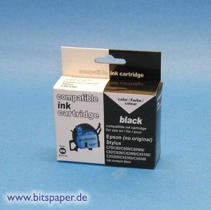 NoName 2350 - Tintenpatrone, schwarz, kompatibel zu Epson T0321