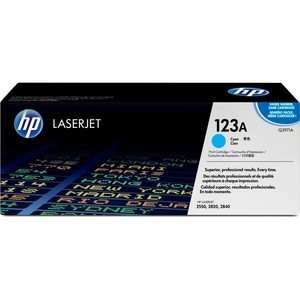 HP Q3971A - 123A Tonerkassette Farbe cyan, für Color Laserjet 2550