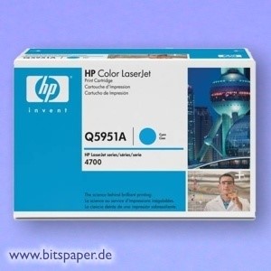 HP Q5951A - 643A Color LaserJet Druckkassette cyan