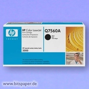 HP Q7560A - 314A Color LaserJet Druckkassette schwarz