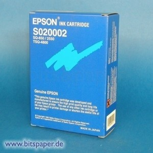 Epson S020002 - Tintenpatrone schwarz