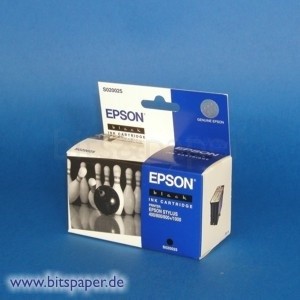 Epson S020025 - Tintenpatrone schwarz