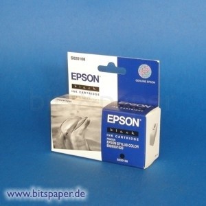 Epson S020108 - Tintenpatrone schwarz