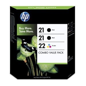 HP SD400AE - 21+21+22, 3er-Pack, Tintenpatronen 2x schwarz und 1x 3-farbig