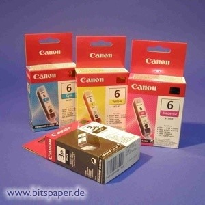 Canon Set22 - Tintenpatronen Set BCI-3eBk, BCI-6C, BCI-6M, BCI-6Y