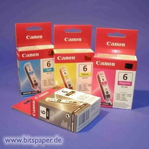 Canon Set24 - Tintenpatronen Set BCI-6Bk, BCI-6C, BCI-6M, BCI-6Y