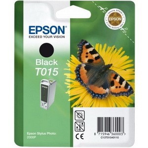 Epson T015401 T015 - Tintenpatrone schwarz