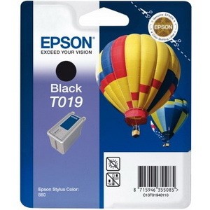 Epson T019401 T019 - Tintenpatrone schwarz