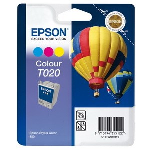 Epson T020401 T020 - Tintenpatrone farbig