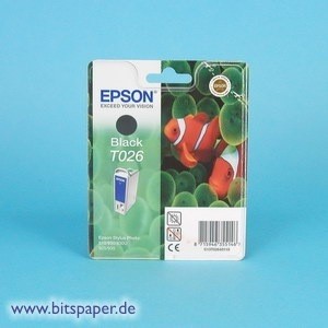 Epson T026401 T026 - Tintenpatrone schwarz