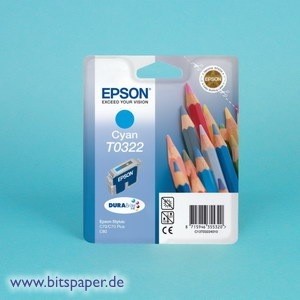 Epson T032240 T0322 - Tintenpatrone cyan