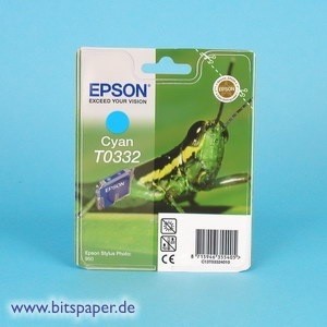Epson T033240 T0332 - Tintenpatrone cyan