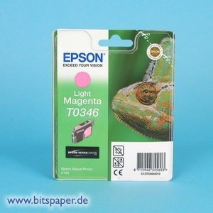 Epson T034640 T0346 - Tintenpatrone light magenta