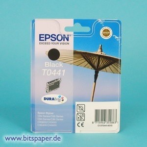 Epson T044140 T0441 - Tintenpatrone schwarz, DURABrite