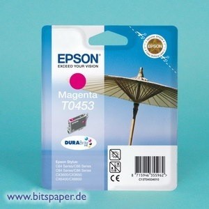 Epson T045340 T0453 - Tintenpatrone magenta, DURABrite