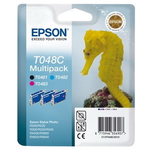 Epson T048C40 - Tintenpatronen Bonuspack T0482-T0484