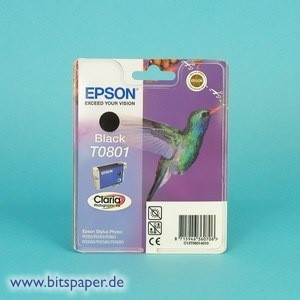 Epson T0801 - Claria Photographic Ink Tintenpatrone schwarz