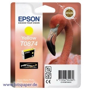 Epson T0874 - Tintenpatrone yellow