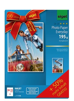 Sigel T1146 - Everyday Fotopapier A4, 195g