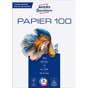 Avery Zweckform 2566 - Bright White Inkjet-Papier, hochweiß, A4