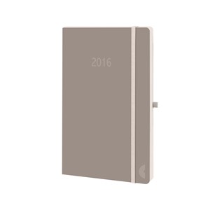 Avery Zweckform 50776xxx - Chronoplan Chronobook 2016, Mini, Wochenplan, taupe
