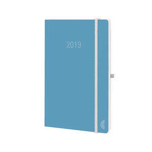 Avery Zweckform 50779 - Chronoplan Chronobook Buchkalender 2019, ca. A6, Wochenplan, gletscher